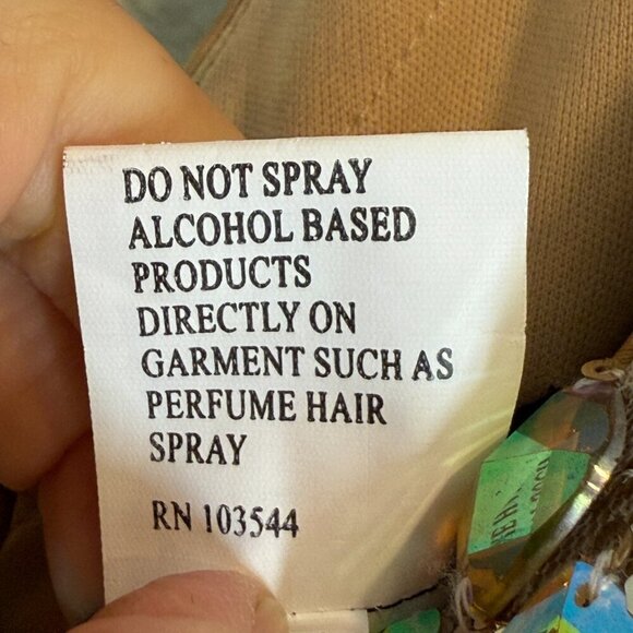 La Femme Gown Beaded Dress Gold Sequin Rhinestone Evening Tall 6 - Picture 14 of 17